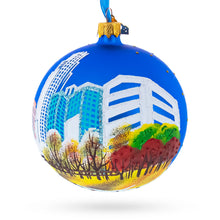 Load image into Gallery viewer, Omaha, Nebraska, USA Glass Ball Christmas Ornament 4 Inches