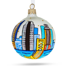 Load image into Gallery viewer, Sacramento, California, USA Glass Christmas Ornament 3.25 Inches