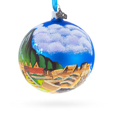Load image into Gallery viewer, Machu Picchu, Peru Glass Christmas Ball Ornament 4 Inches