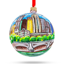 Load image into Gallery viewer, Melbourne, Australia Glass Ball Christmas Ornament 4 Inches