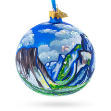 Load image into Gallery viewer, Yosemite National Park, Sierra Nevada California Glass Ball Christmas Ornament 4 Inches
