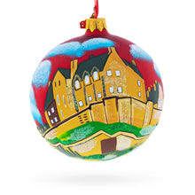 Load image into Gallery viewer, Edinburgh Castle, Scotland, UK Glass Ball Christmas Ornament 4 Inches