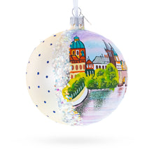 Load image into Gallery viewer, Karluv Most, Prague, Czech Republic Glass Ball Christmas Ornament 4 Inches