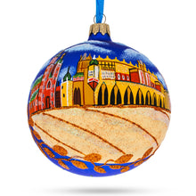Load image into Gallery viewer, Market Square, Krakow, Poland Glass Ball Christmas Ornament 4 Inches
