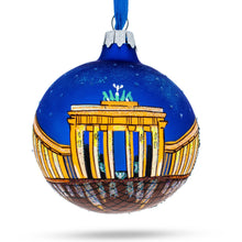 Load image into Gallery viewer, Brandenburg Gate, Berlin, Germany Glass Ball Christmas Ornament 3.25 Inches