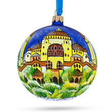 Load image into Gallery viewer, Aya Sofya, Istanbul, Turkey Glass Ball Christmas Ornament 4 Inches