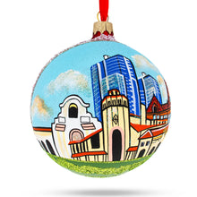 Load image into Gallery viewer, Santa Ana, California Glass Ball Christmas Ornament 4 Inches