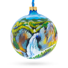 Load image into Gallery viewer, Yellowstone National Park, Wyoming Glass Ball Christmas Ornament 4 Inches