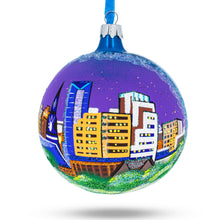 Load image into Gallery viewer, Lexington, Kentucky Glass Ball Christmas Ornament 4 Inches
