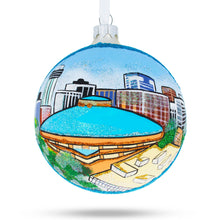 Load image into Gallery viewer, Wichita, Kansas Glass Ball Christmas Ornament 4 Inches