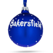 Load image into Gallery viewer, Bakersfield, California Glass Ball Christmas Ornament 3.25 Inches