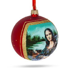 Load image into Gallery viewer, 1506 Leonardo da Vinci&#39;s &#39;Mona Lisa&#39; Glass Ball Christmas Ornament 4 Inches
