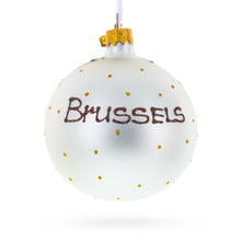 Load image into Gallery viewer, Manneken Pis, Brussels, Belgium Glass Ball Christmas Ornament 3.25 Inches