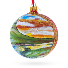 Load image into Gallery viewer, Kirkjufell Mountain, Iceland Glass Ball Christmas Ornament 4 Inches