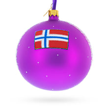 Load image into Gallery viewer, Geirangerfjord, Norway Glass Ball Christmas Ornament 4 Inches