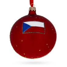 Load image into Gallery viewer, Statue of St Wenceslas, Prague, Czech Republic Glass Ball Christmas Ornament 4 Inches