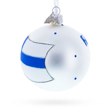 Load image into Gallery viewer, Flag of Finland Glass Ball Christmas Ornament 3.25 Inches