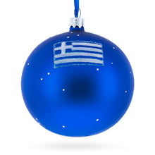 Load image into Gallery viewer, Statue of Zeus in Olympia, Greece Glass Ball Christmas Ornament 4 Inches
