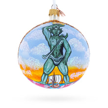 Load image into Gallery viewer, Colossus of Rhodes, Greece Glass Ball Christmas Ornament 4 Inches