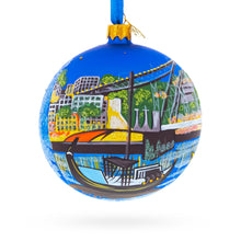 Load image into Gallery viewer, Dom Luis I Bridge, Porto, Portugal Glass Ball Christmas Ornament 4 Inches