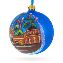 Load image into Gallery viewer, Nyhavn &amp; Tivoli Gardens, Copenhagen, Denmark Glass Ball Christmas Ornament 4 Inches