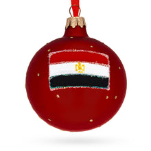Load image into Gallery viewer, Egyptian Pyramids Glass Ball Christmas Ornament 4 Inches