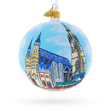 Load image into Gallery viewer, St. Stephen&#39;s Cathedral, Vienna, Austria Glass Ball Christmas Ornament 4 Inches
