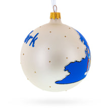 Load image into Gallery viewer, New York State, USA Glass Ball Christmas Ornament 4 Inches