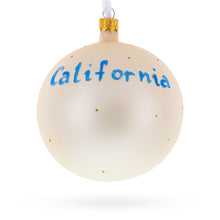 Load image into Gallery viewer, California State, USA Glass Ball Christmas Ornament 4 Inches