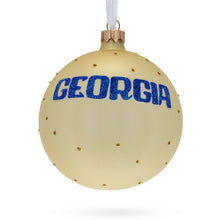 Load image into Gallery viewer, Georgia State, USA Glass Ball Christmas Ornament 4 Inches