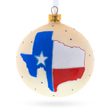 Load image into Gallery viewer, Texas State, USA Glass Ball Christmas Ornament 4 Inches