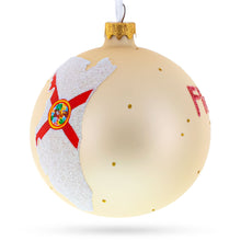 Load image into Gallery viewer, Florida State, USA Glass Ball Christmas Ornament 4 Inches