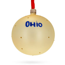 Load image into Gallery viewer, Ohio State, USA Glass Ball Christmas Ornament 4 Inches