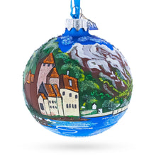 Load image into Gallery viewer, Chillon Castle, Lake Geneva, Switzerland Glass Ball Ornament 3.25 Inches