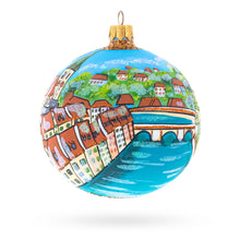 Load image into Gallery viewer, Old City, Bern, Switzerland Glass Ball Christmas Ornament 4 Inches