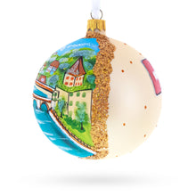 Load image into Gallery viewer, Old City, Bern, Switzerland Glass Ball Christmas Ornament 4 Inches