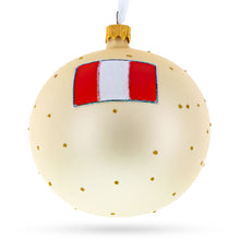 Load image into Gallery viewer, Museo Larco, Lima, Peru Glass Ball Christmas Ornament 4 Inches