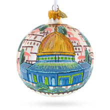 Load image into Gallery viewer, Western Wall, Temple Mount, Jerusalem, Israel Glass Ball Christmas Ornament 4 Inches