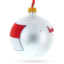 Load image into Gallery viewer, Flag of Indonesia Glass Ball Christmas Ornament 3.25 Inches