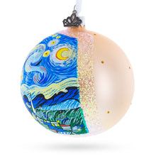 Load image into Gallery viewer, 1880 &#39;The Starry Night&#39; by Vincent van Gogh Glass Ball Christmas Ornament 4 Inches