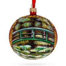 Load image into Gallery viewer, 1906 &#39;The Water Lily Pond&#39; by Claude Oscar Monet Glass Ball Christmas Ornament 4 Inches