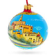 Load image into Gallery viewer, Jaffa Old City, Tel Aviv, Israel Glass Ball Christmas Ornament 4 Inches