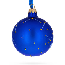 Load image into Gallery viewer, Cancer Zodiac Horoscope Sign Glass Ball Christmas Ornament 3.25 Inches