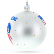 Load image into Gallery viewer, Democratic Donkey Glass Ball Christmas Ornament 4 Inches