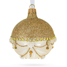 Load image into Gallery viewer, Opulent Golden Chandelier Elegance Glass Ball Christmas Ornament 3.25 Inches