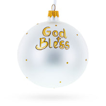 Load image into Gallery viewer, First Communion on White Glass Ball Christmas Ornament 4 Inches