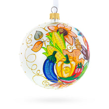 Load image into Gallery viewer, Turkey in Hat Thanksgiving Glass Ball Christmas Ornaments 4 Inches