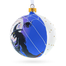 Load image into Gallery viewer, The Witch on Halloween Glass Ball Christmas Ornament 4 Inches