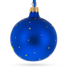 Load image into Gallery viewer, Ghost and Bat Glass Ball Halloween Ornament 3.25 Inches