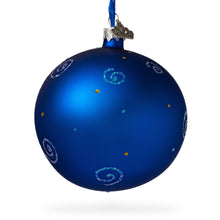Load image into Gallery viewer, Menorah and Jewish Symbols Glass Ball Ornament 4 Inches